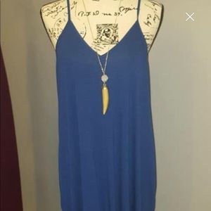 Blue boutique dress